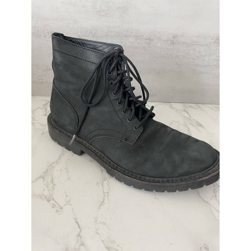 Thursday Boot Company Hero Lace Up Black Matte Sz 10.5 Nubuck Waterproof